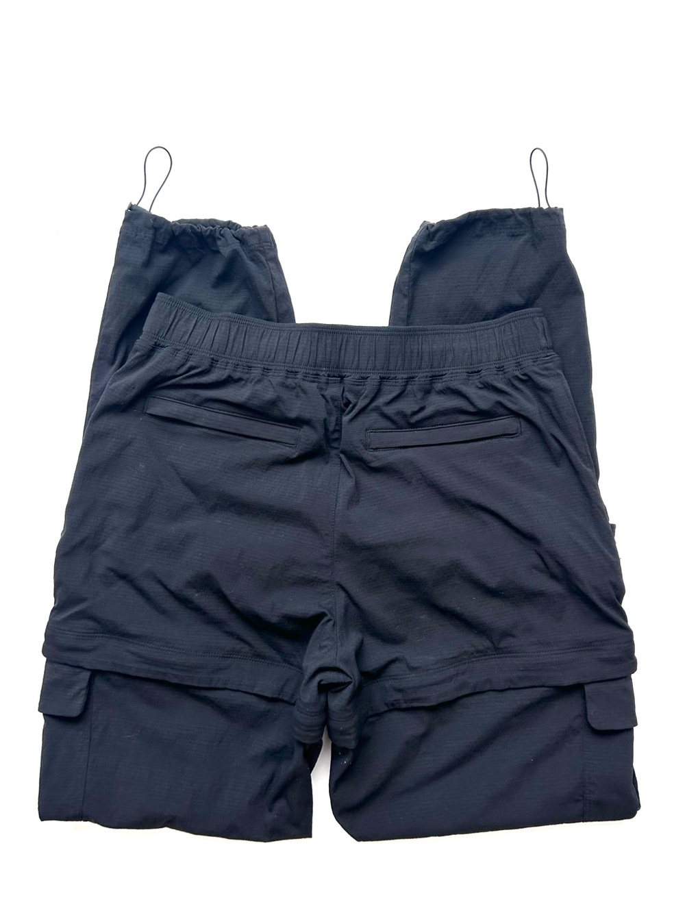 Athleta 3 in 1 Black Belted Trekkie Convertible Hike Pants Size 6 - Picture 10 of 16